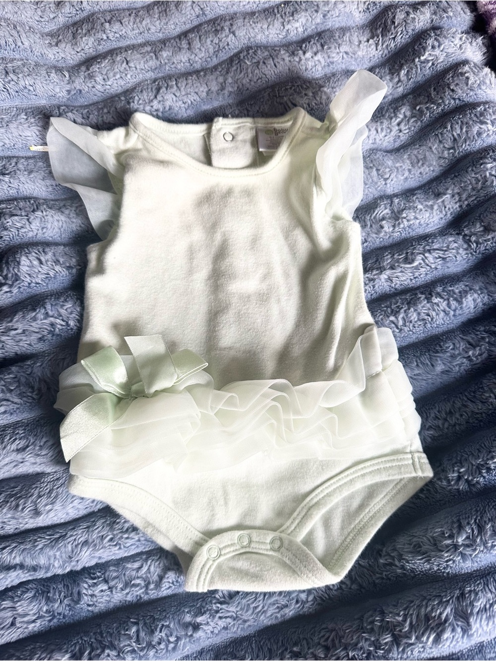 Baby Gear White Baby Girl Ruffle One-Piece